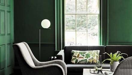 Smaragdgroen salon